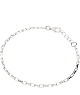 Gift Packaged 'Ethel' Sterling Silver Link Bracelet
