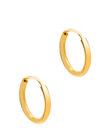 Gift Packaged 'Serena' 18ct Yellow Gold Plated 925 Silver Small Hoop Earrings