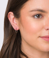 Gift Packaged 'Mairi' Sterling Silver Hoop Earrings