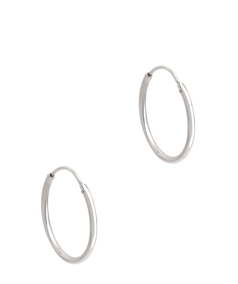 Gift Packaged 'Mairi' Sterling Silver Hoop Earrings