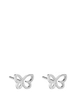 'Campana' Sterling Silver Butterfly Earrings image 1