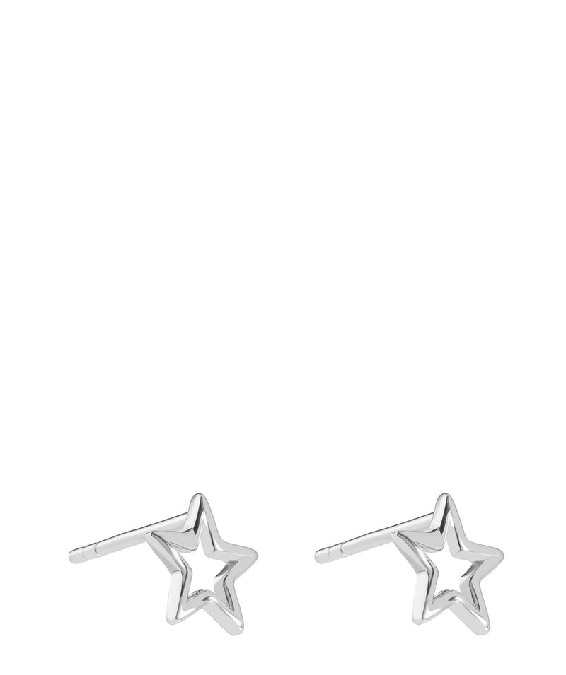 'Varinia' Sterling Silver Star Earrings image 1