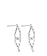 'Hilaria' Sterling Silver Hanging Teardrops Earrings image 1