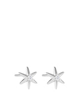 'Minerva' Sterling Silver Star Earrings image 1