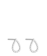 'Athalia' Sterling Silver Teardrop Earrings image 1