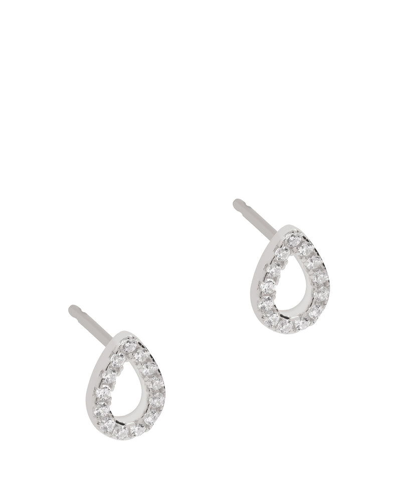 Gift Packaged 'Marilla' Sterling Silver Teardrop Earrings