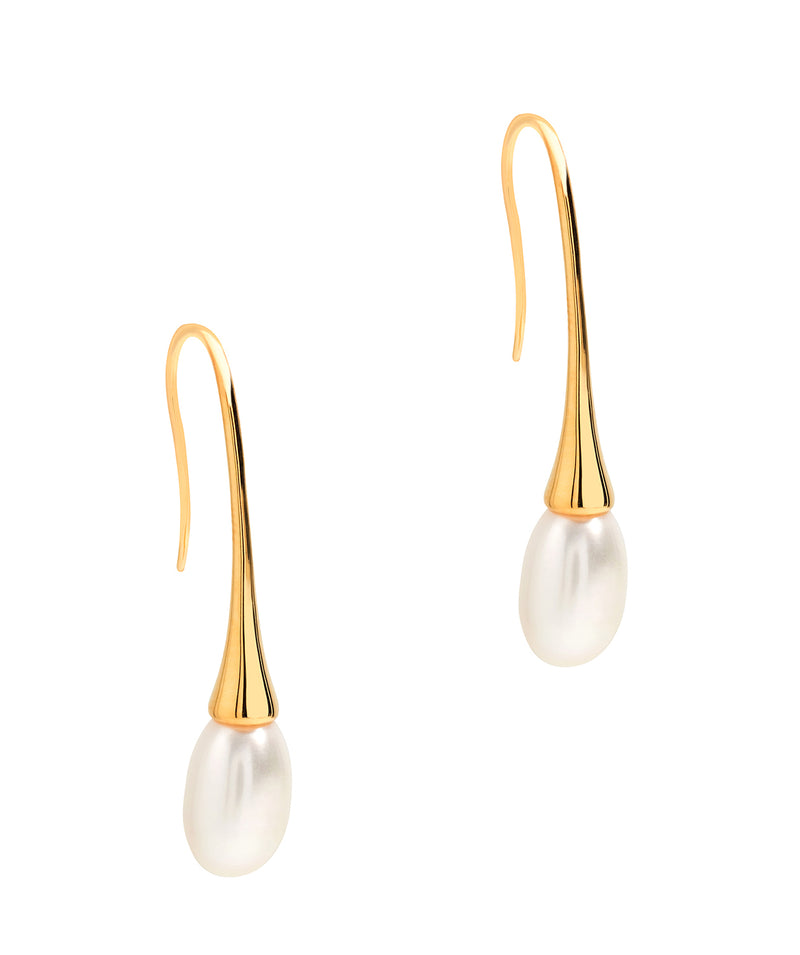 Gift Packaged 'Aeliana' Opal 18ct Yellow Gold Plated Sterling Silver Earrings