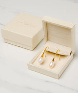 Gift Packaged 'Aeliana' Opal 18ct Yellow Gold Plated Sterling Silver Earrings