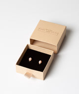'Ambre' Rose Gold Plated Sterling Silver Teardrop Earrings image 3