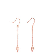 'Gelato' Rose Gold Plated Sterling Silver Ice Cream Cone Earrings image 1