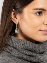Gift Packaged 'Candice' 925 Silver Bee Drop Earrings