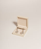 Gift Packaged 'Candice' 925 Silver Bee Drop Earrings