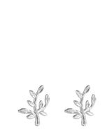 'Gaia' Sterling Silver Ornate Branch Earrings image 1