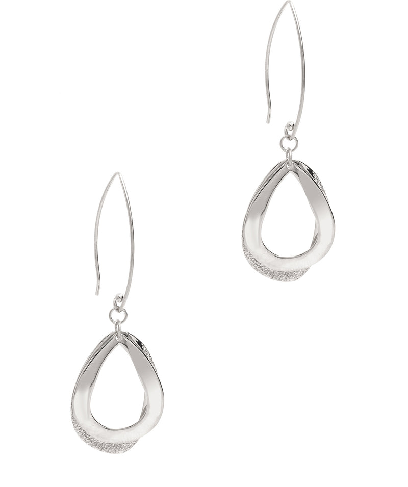 Gift Packaged 'Ember' Sterling Silver Drop Earrings