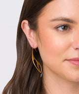 Gift Packaged 'Shirley' 18ct Yellow Gold Plated Sterling Silver Cut Out Drop Earring