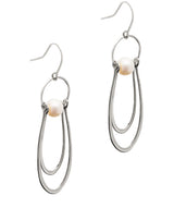 Gift Packaged 'Isadora' 925 Silver & Freshwater Pearl Drop Earrings