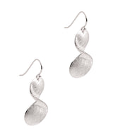 Gift Packaged 'Diane' Sterling Silver Drop Earrings