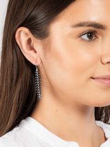 Gift Packaged 'Trudy' 925 Silver Minimalist Drop Earrings