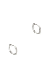 Gift Packaged 'Suzy' 925 Silver Square Hoop Earrings