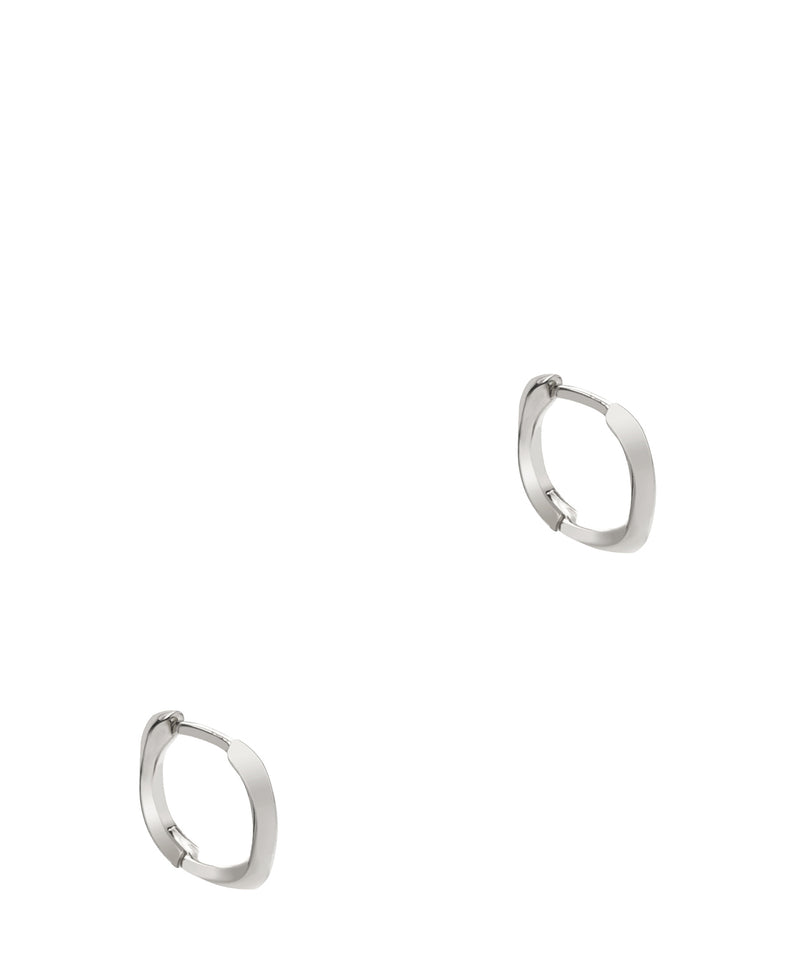 Gift Packaged 'Suzy' 925 Silver Square Hoop Earrings