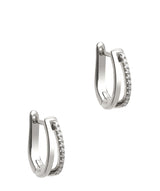 Gift Packaged 'Mabelle' 925 Silver & Cubic Zirconia Earrings