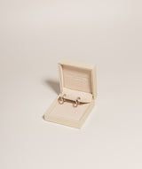 Gift Packaged 'Polly' 925 Silver & Cubic Zirconia Mini Hoop Earrings