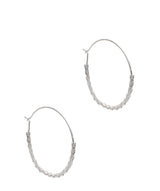 Gift Packaged 'Kimi' Sterling Silver Coil Hooped Earrings