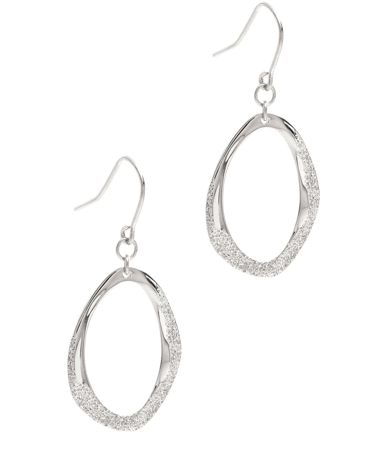 Gift Packaged 'Soraya' Sterling Silver Pendant Earrings