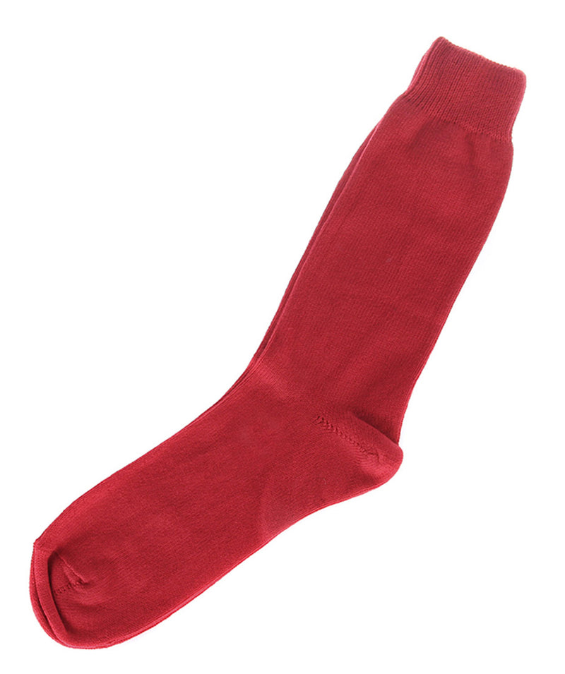 Redcurrant Red Cotton Socks