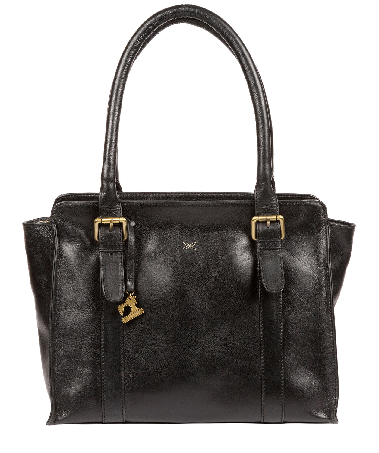 Black Leather Handbag 'Scarlett' by Made By Stitch – Pure Luxuries London