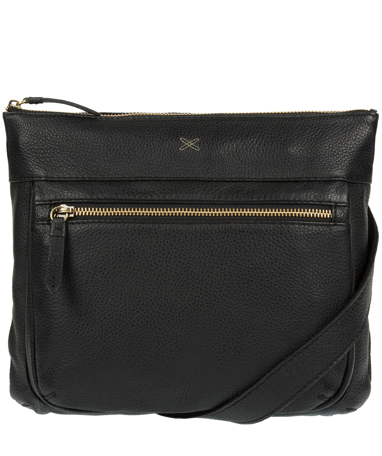 Black Leather Crossbody Bag 'Victoria' by Made By Stitch – Pure ...