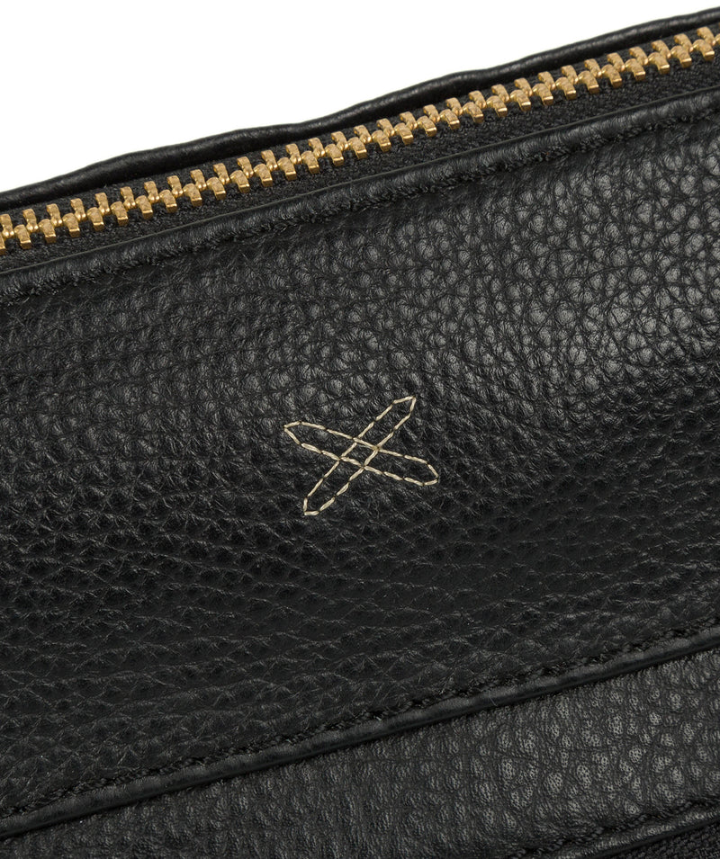 'Victoria' Black Cross Body Bag image 6