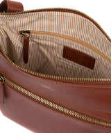 'Victoria' Whiskey Leather Cross Body Bag image 4