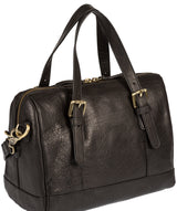 'Hayley' Black Leather Handbag