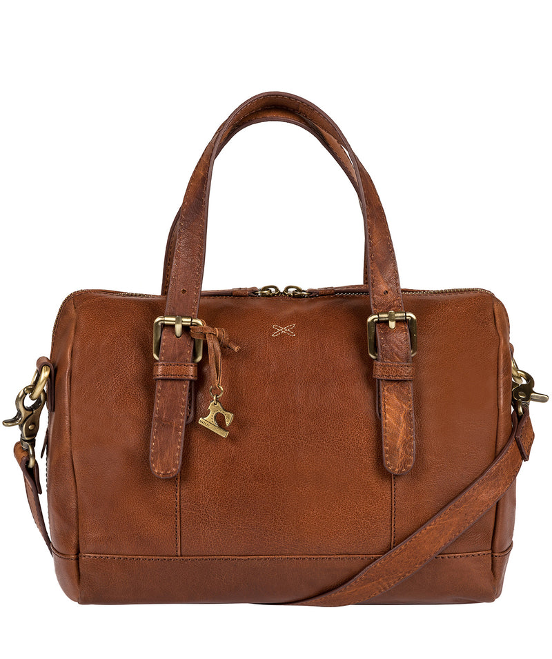 'Hayley' Cognac Leather Handbag