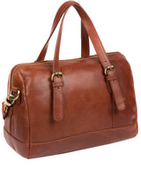 'Hayley' Whiskey Leather Handbag image 4