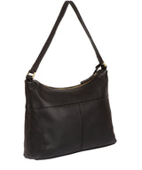 'Laura' Black Leather Shoulder Bag image 5