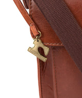'Faith' Whiskey Leather Cross Body Bag