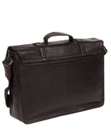 'Garsdale' Black Leather Briefcase Pure Luxuries London