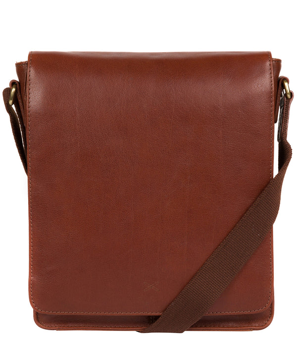 'Brampton' Treacle Leather Tablet Bag