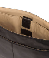 'Tom' Black Leather Messenger Bag image 4