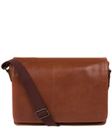'Tom' Treacle Leather Messenger Bag image 1