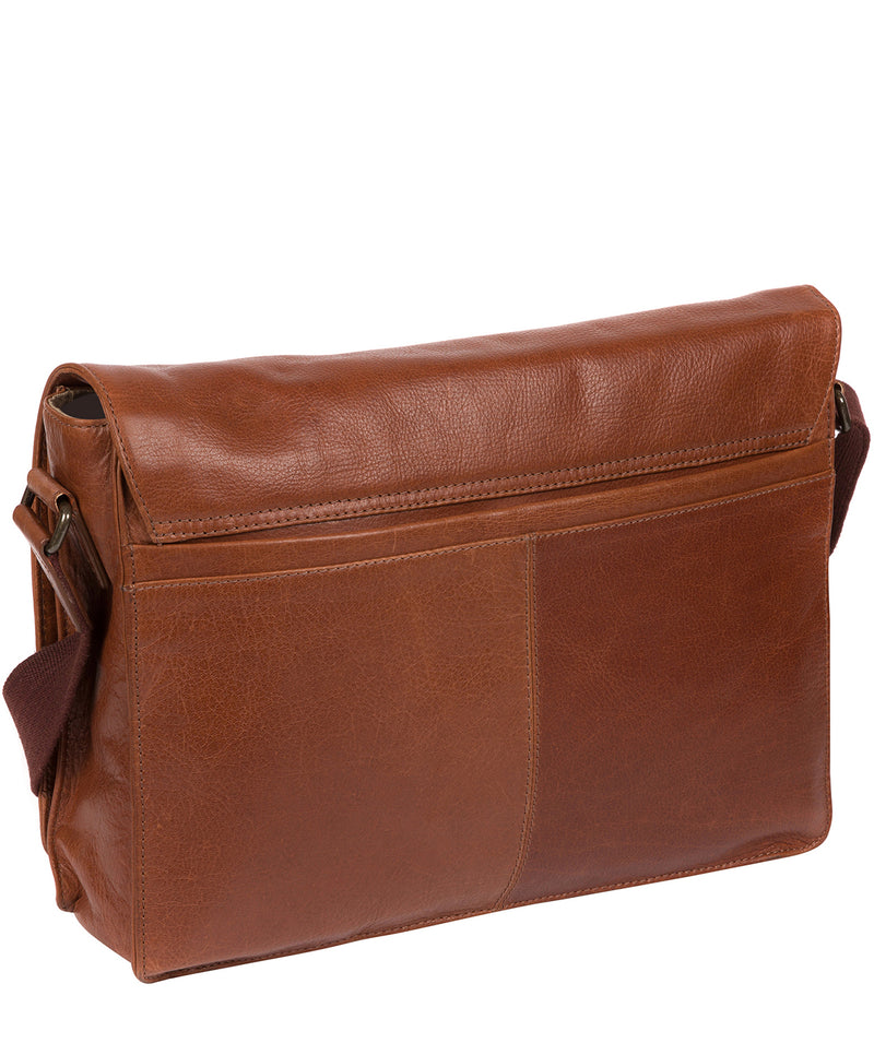 'Tom' Treacle Leather Messenger Bag image 3