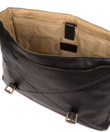 'Big Andrew' Black Leather Workbag