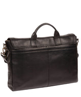 'Big Andrew' Black Leather Workbag image 3