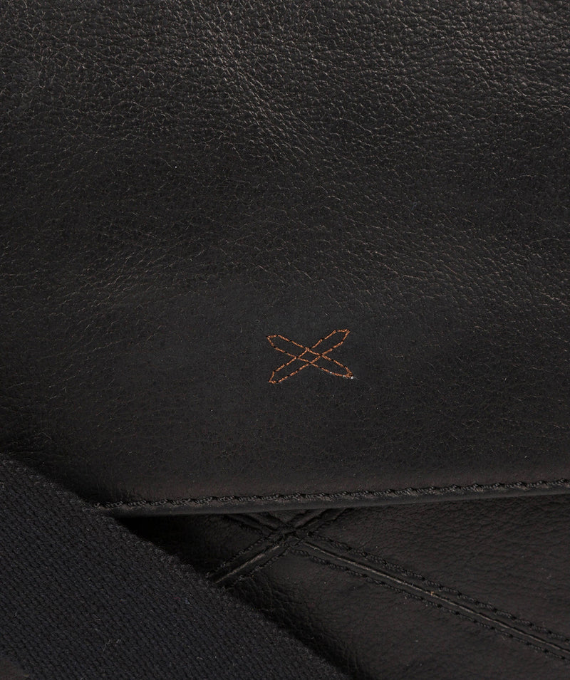 'Big Andrew' Black Leather Workbag image 6