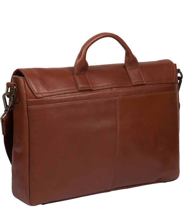 'Big Andrew' Treacle Leather Workbag image 3