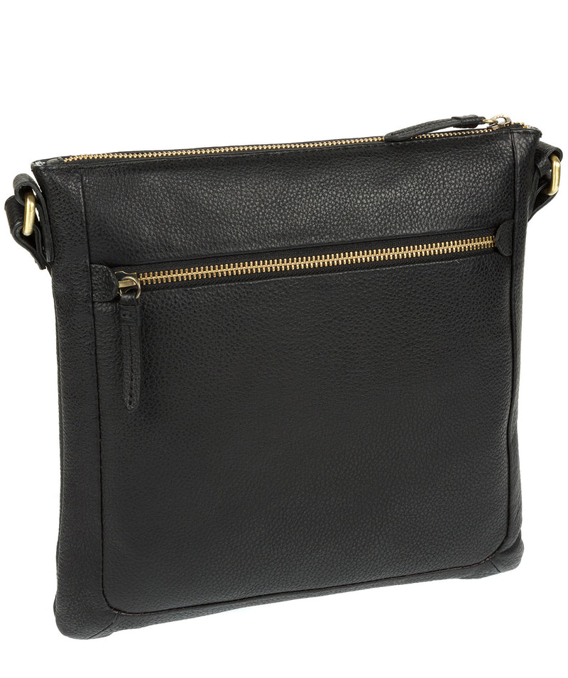 'Essie' Black Leather Cross Body Bag image 5