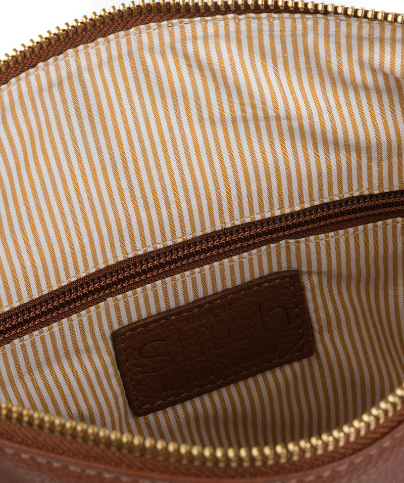 'Essie' Cognac Leather Cross Body Bag image 4