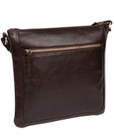 'Essie' Dark Chocolate Leather Cross Body Bag image 3